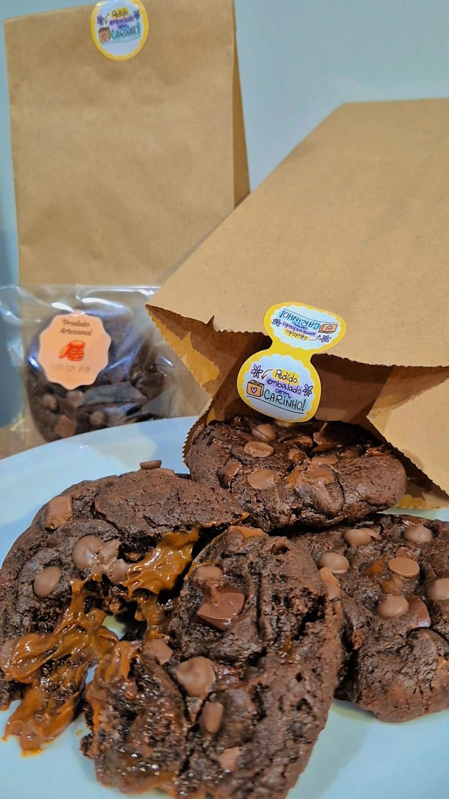 Cookie de doce de leite